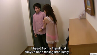 A Shy Japanese Mature Woman Answers The Door In Her Bare Skin, Leading To An Erotic Encounter