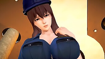 3d Hentai: A Sexy Cop Indulges In Pleasure With A Young Adult